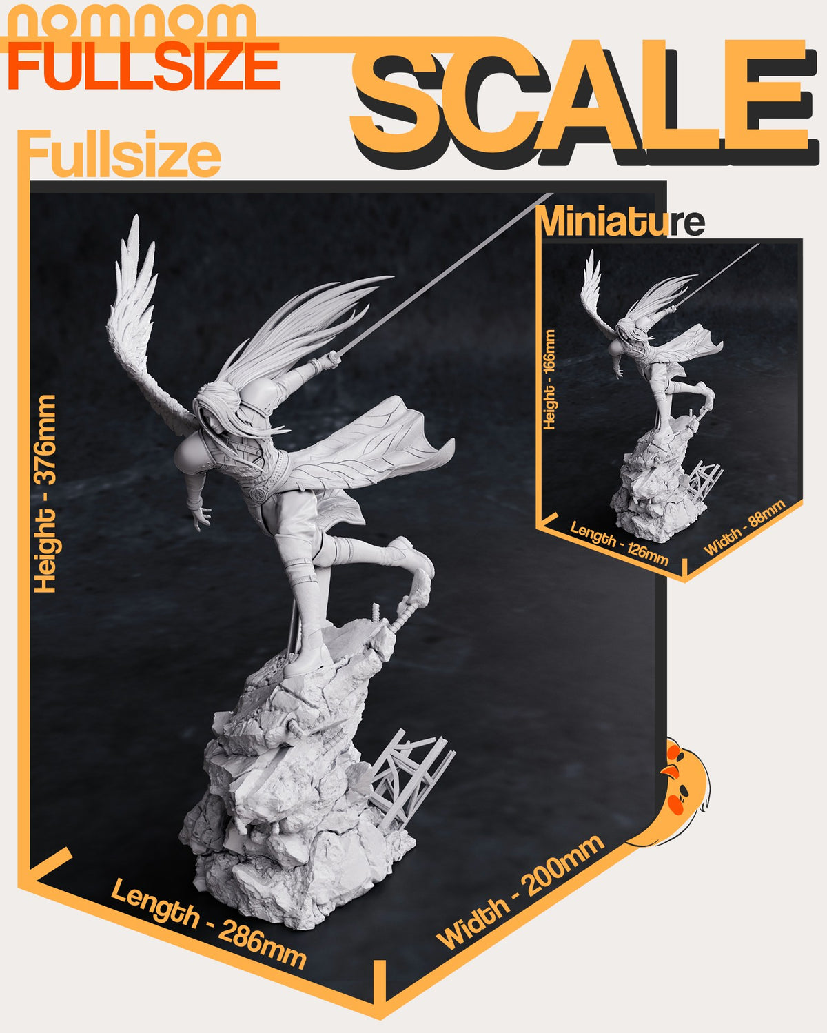 Sephiroth resin figure