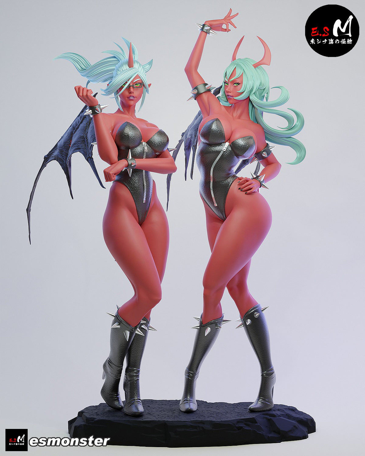Scanty & Kneesocks resin figure