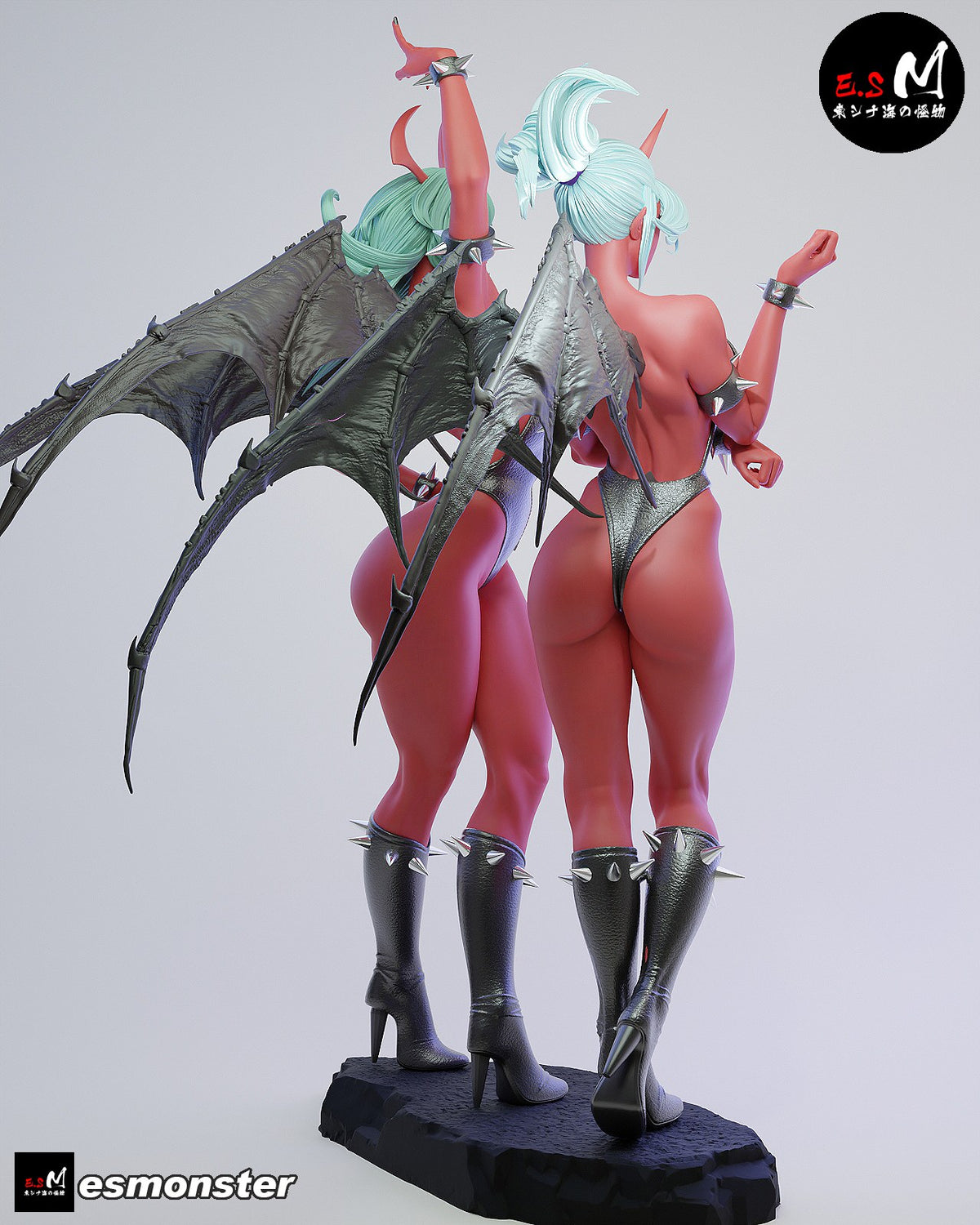 Scanty & Kneesocks resin figure