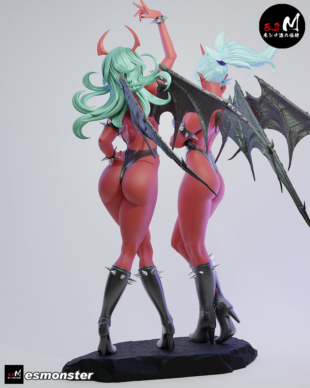 Scanty & Kneesocks resin figure