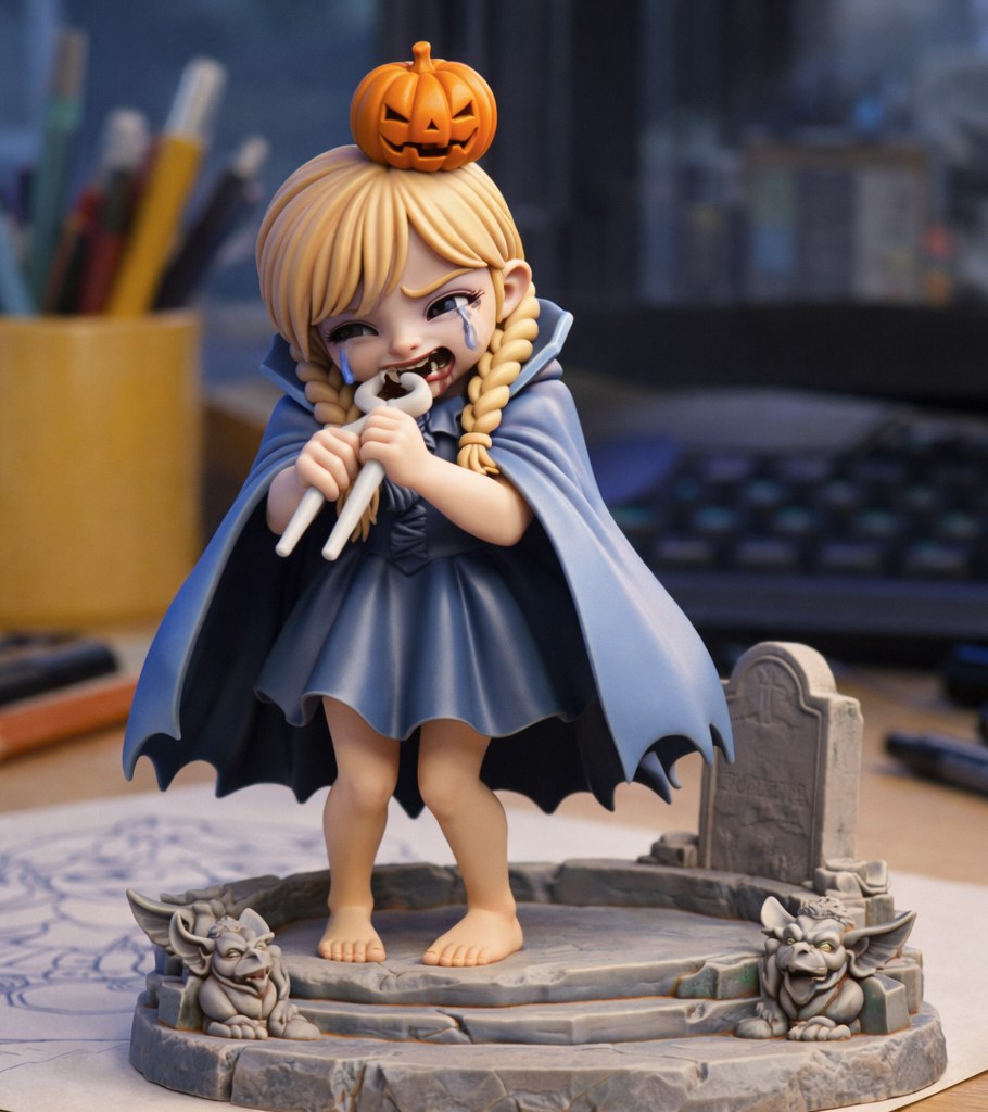 Lumi resin figure