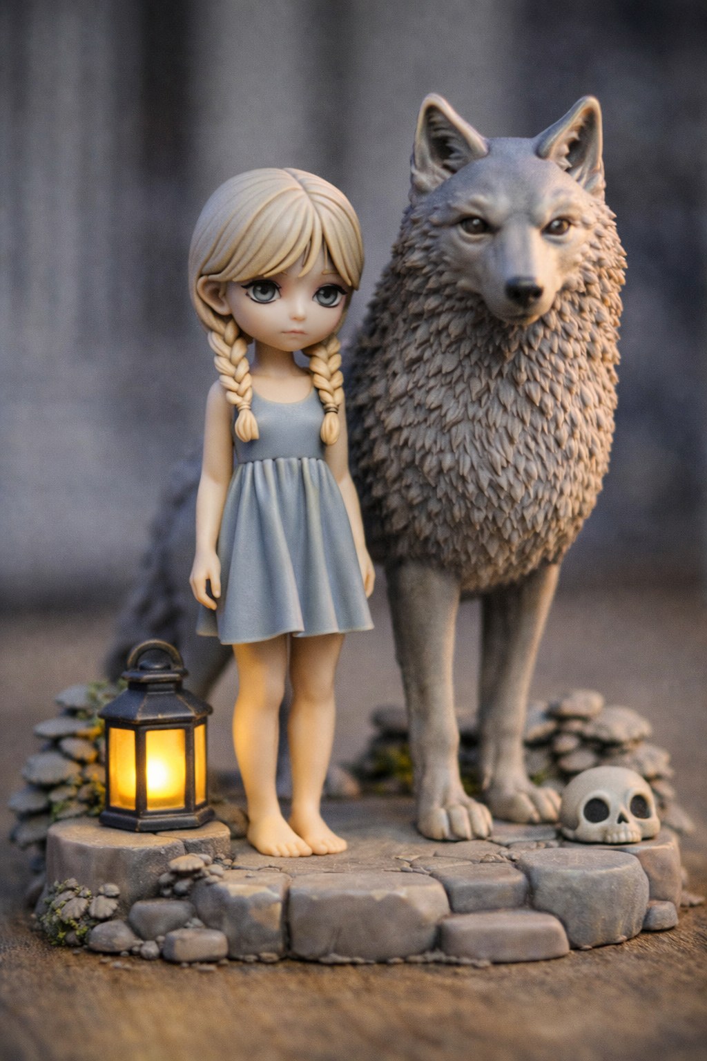Lumi resin figure