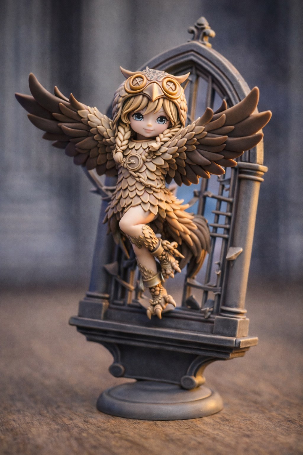 Lumi resin figure