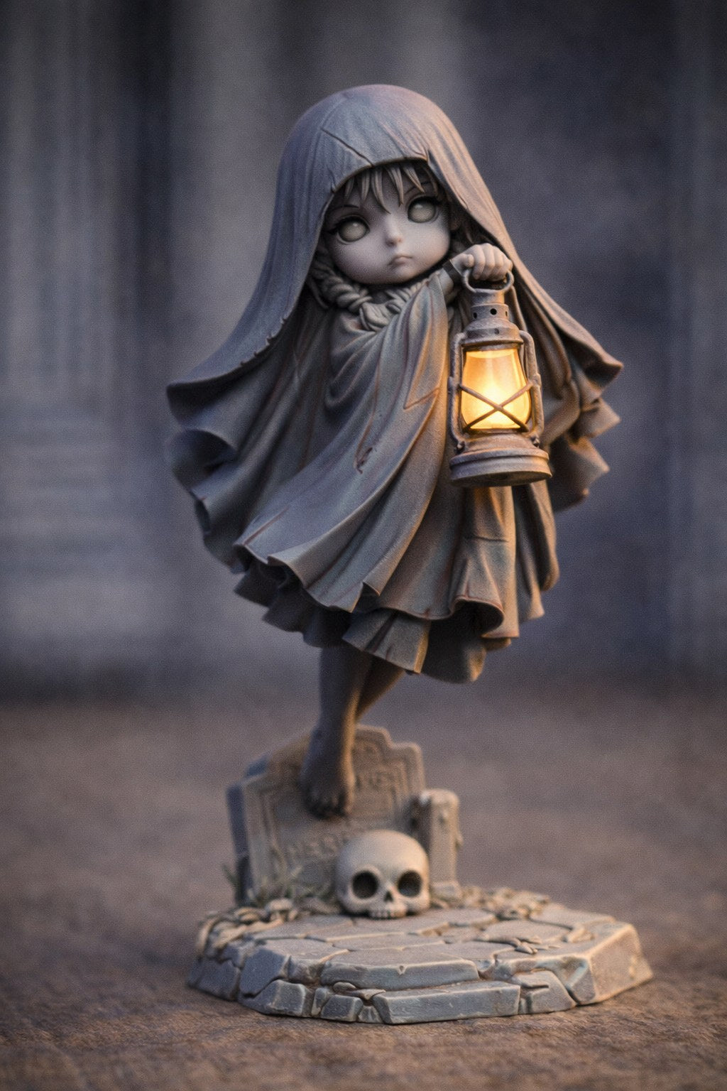 Lumi resin figure