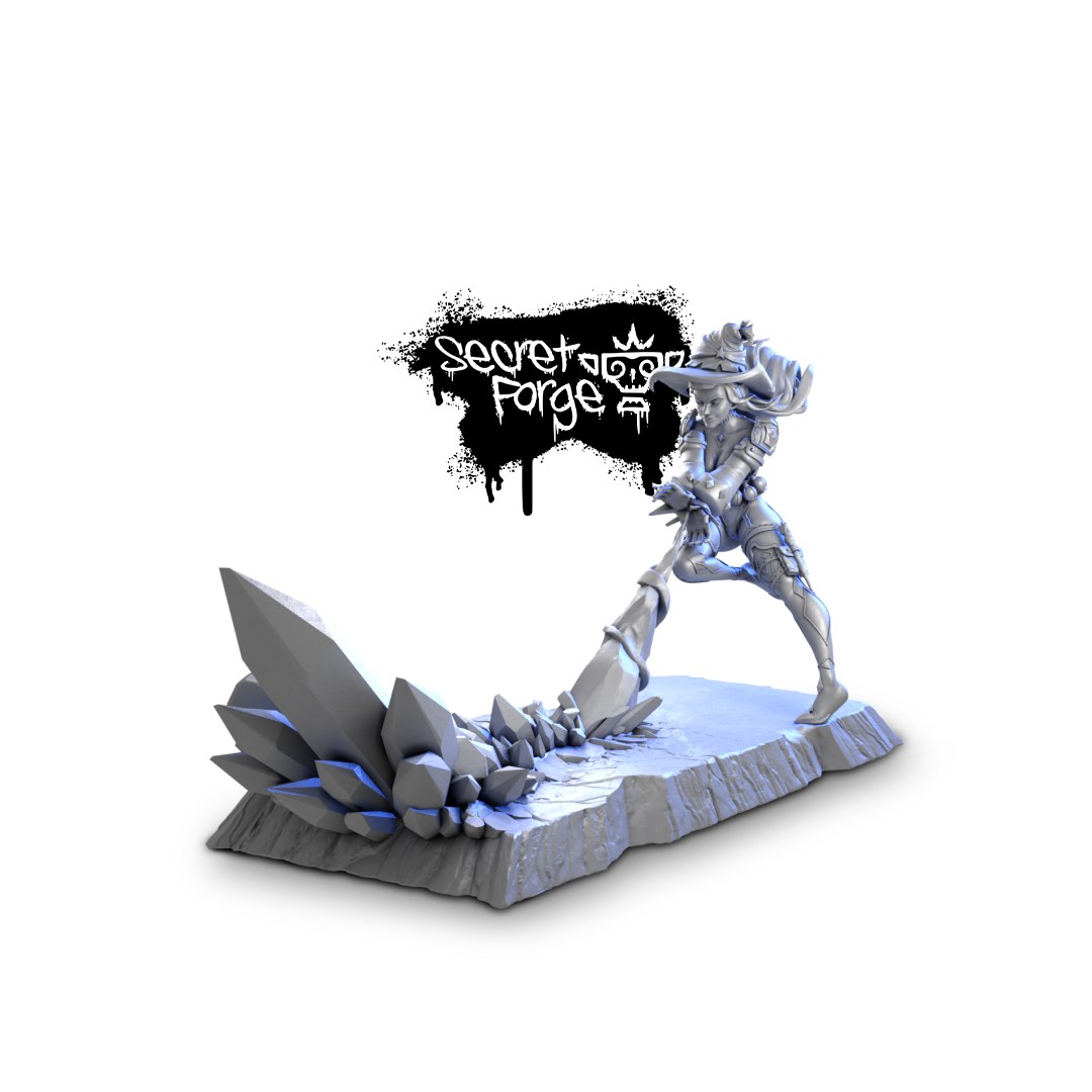 Saelum, Lordess of the Red Tower resin figure