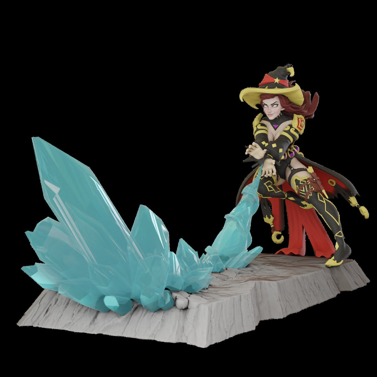 Saelum, Lordess of the Red Tower resin figure