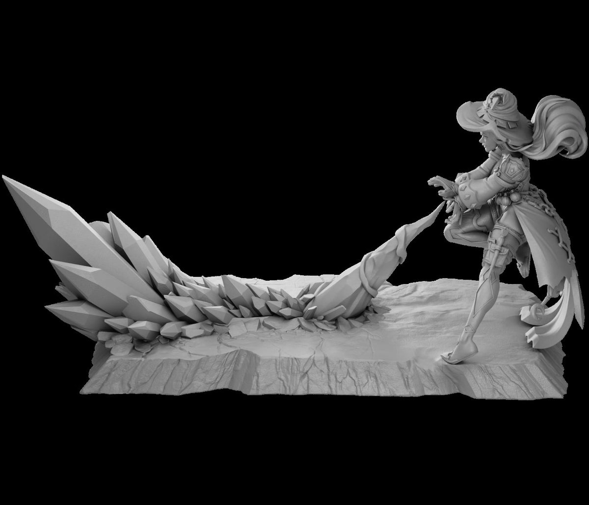 Saelum, Lordess of the Red Tower resin figure