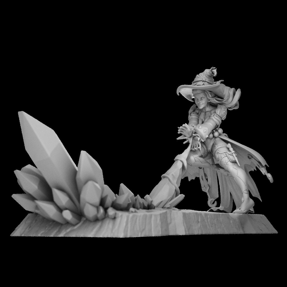 Saelum, Lordess of the Red Tower resin figure