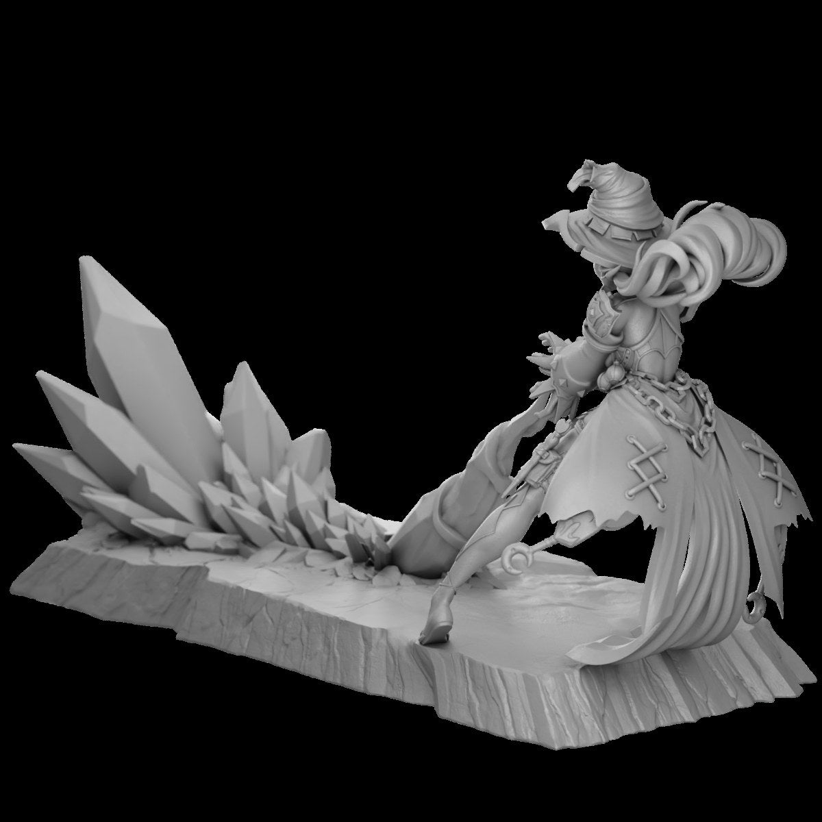 Saelum, Lordess of the Red Tower resin figure