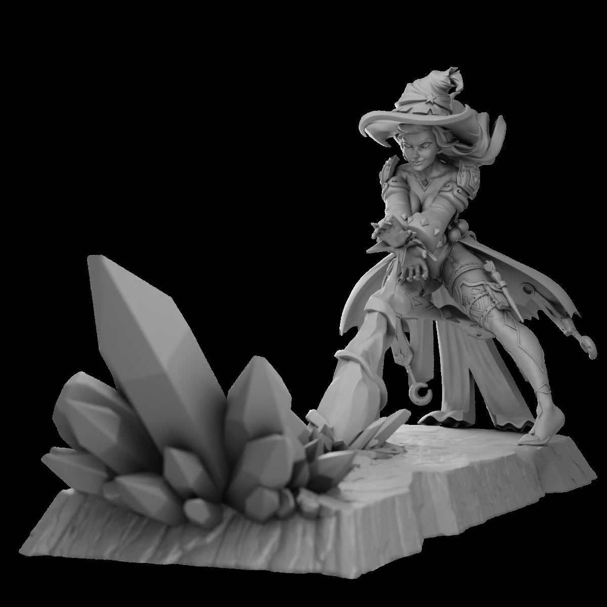 Saelum, Lordess of the Red Tower resin figure