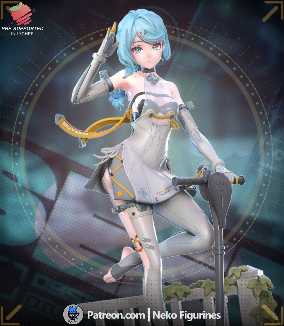 Seed Jr resin figure