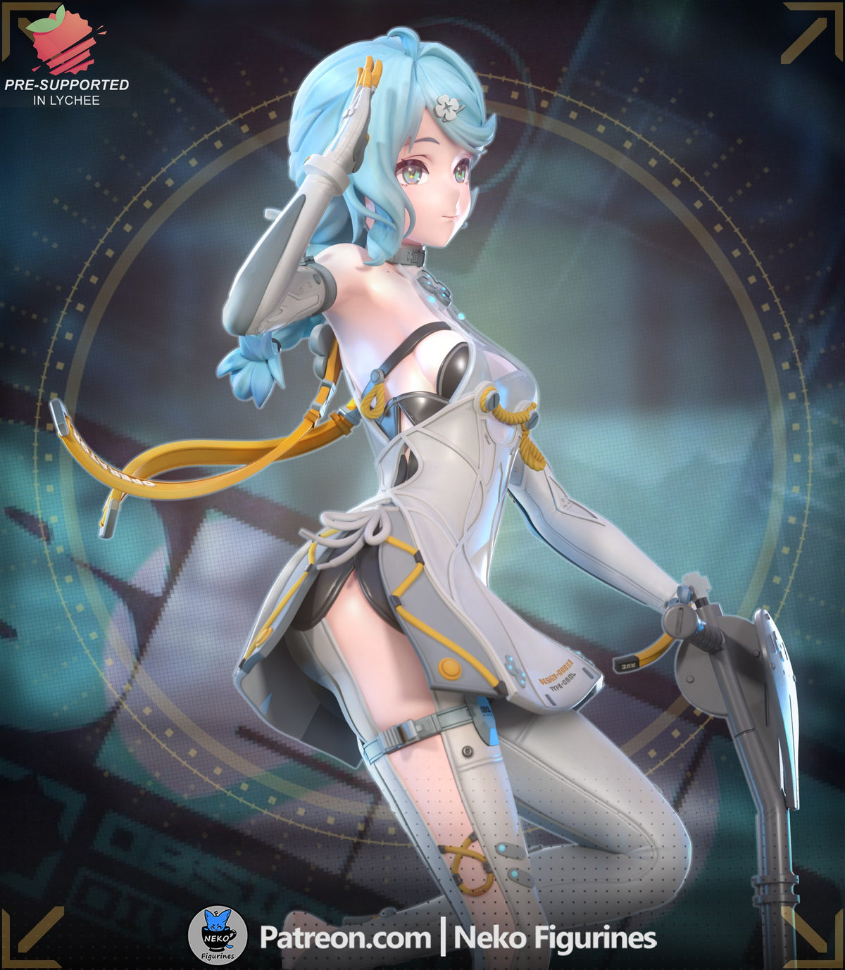 Seed Jr resin figure