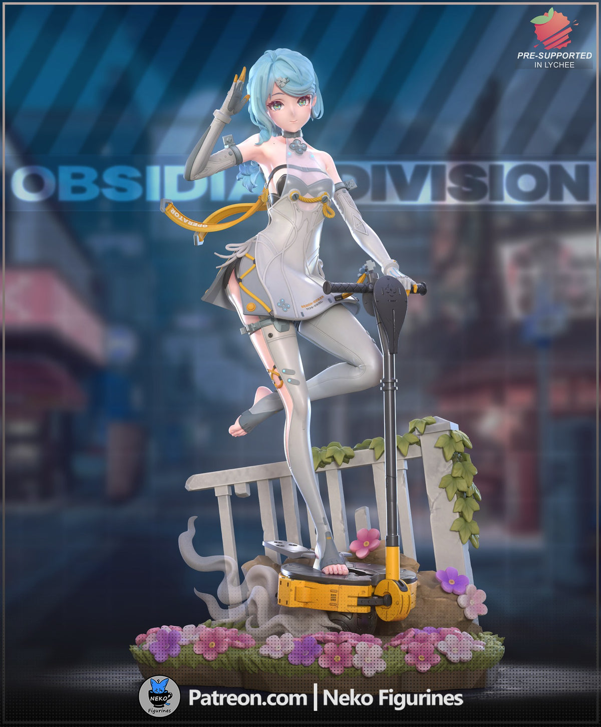 Seed Jr resin figure