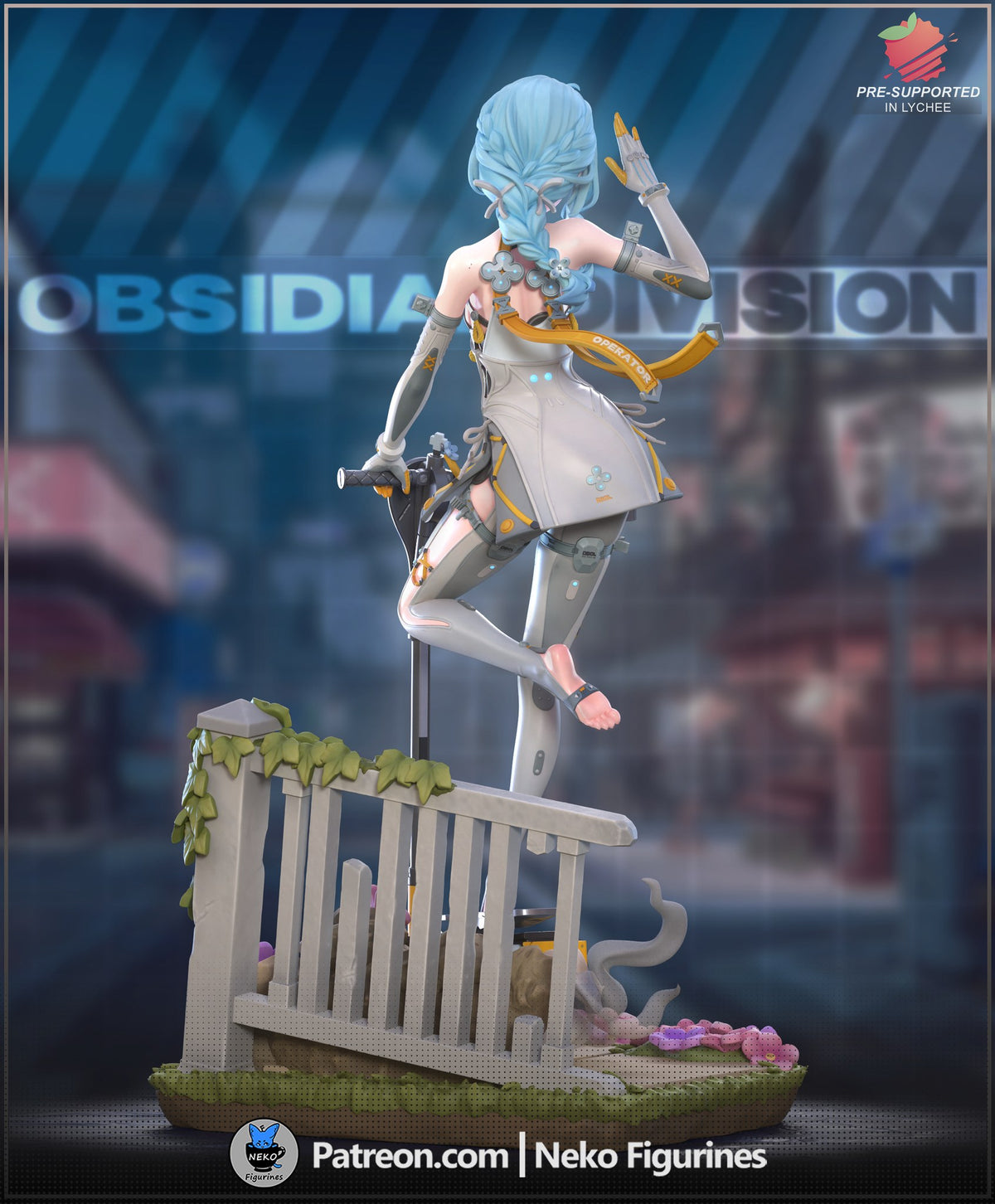 Seed Jr resin figure