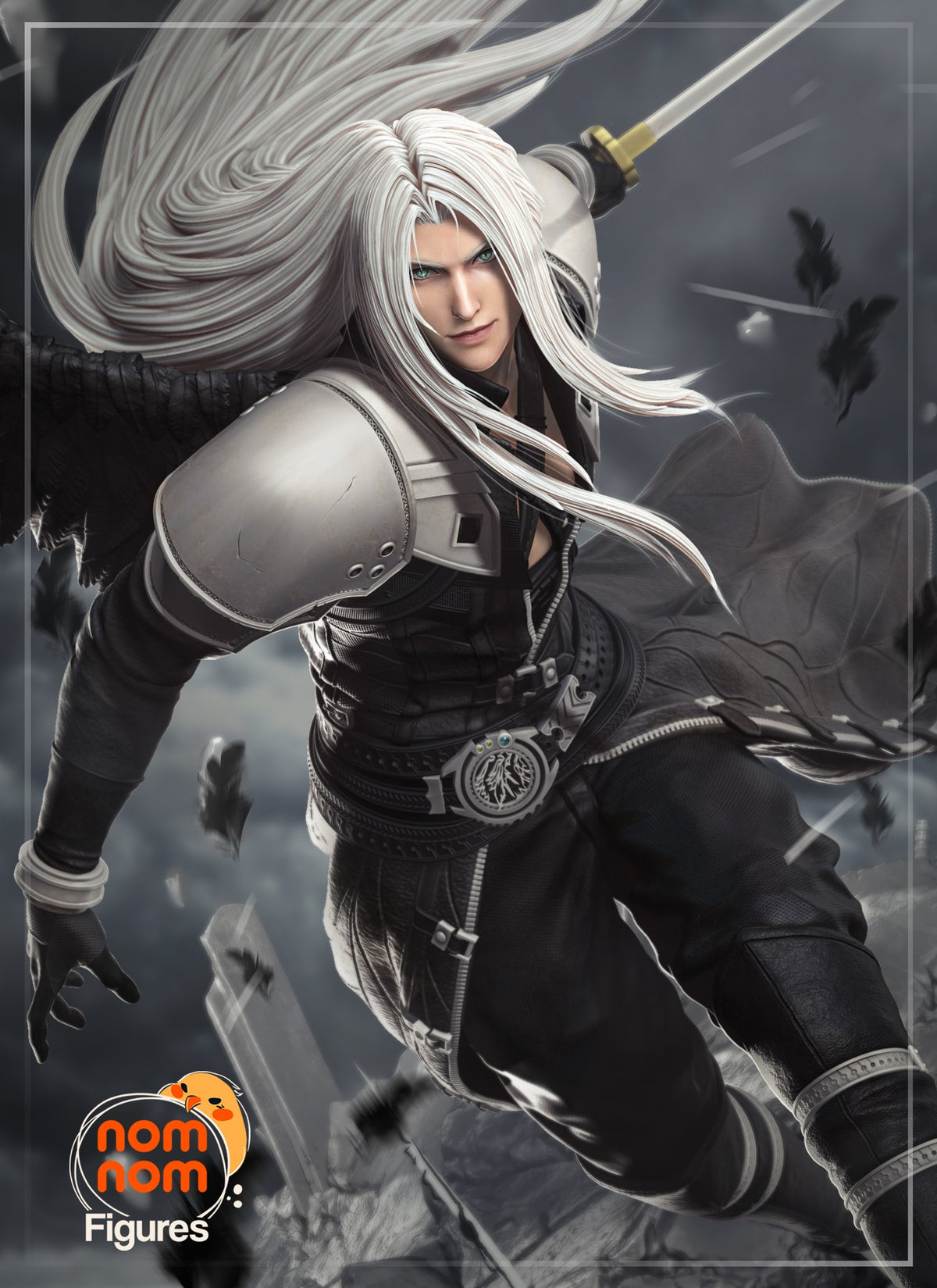 Sephiroth resin figure