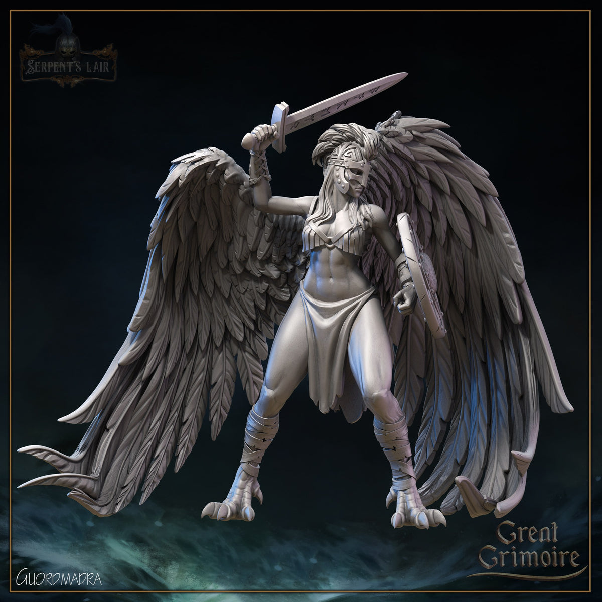 Guordmadra resin figure