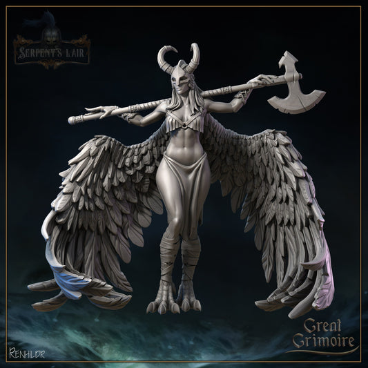 Renhildr resin figure