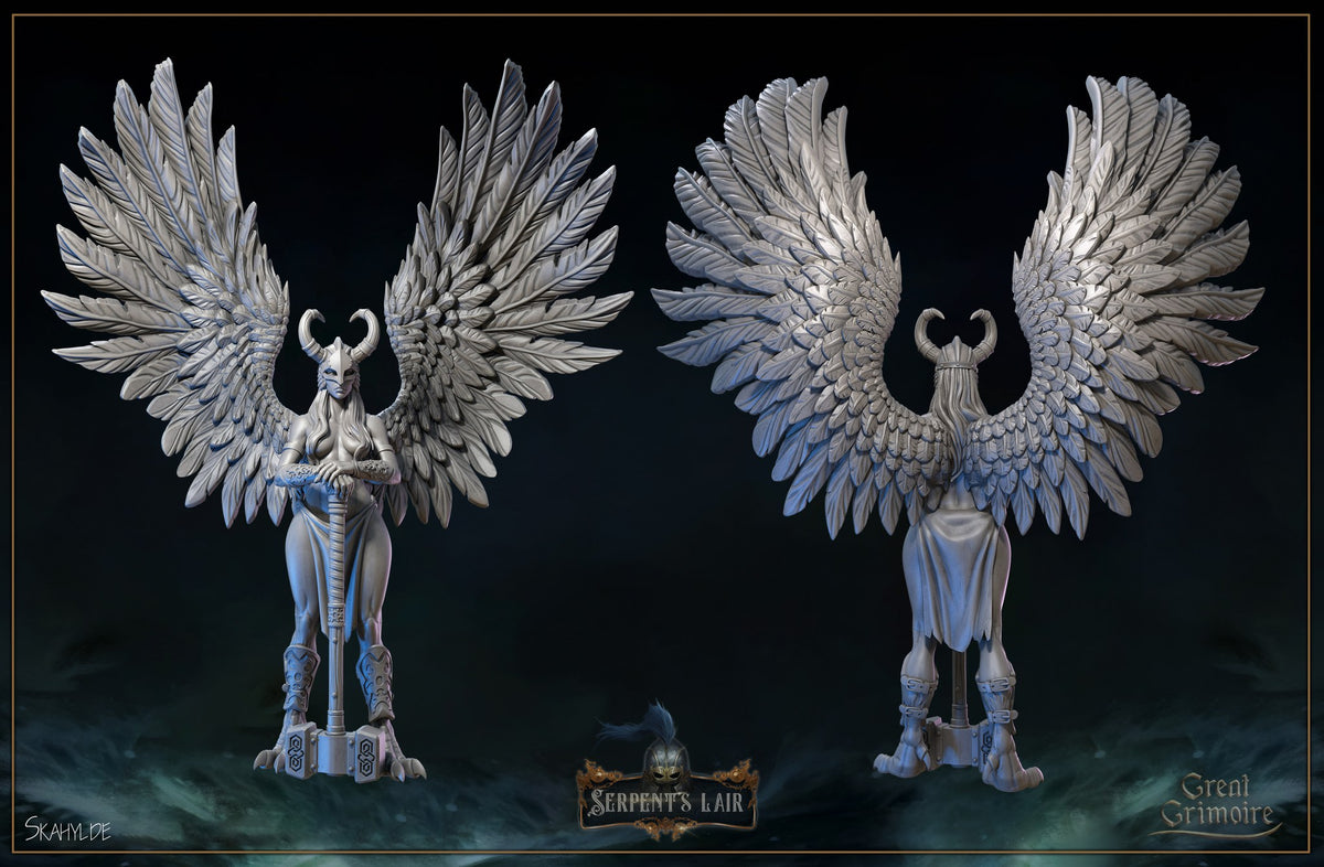 Skahylde resin figure