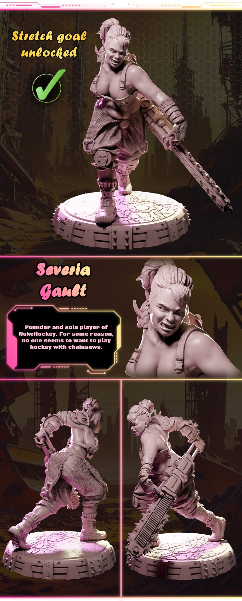 Severia Gault resin figure