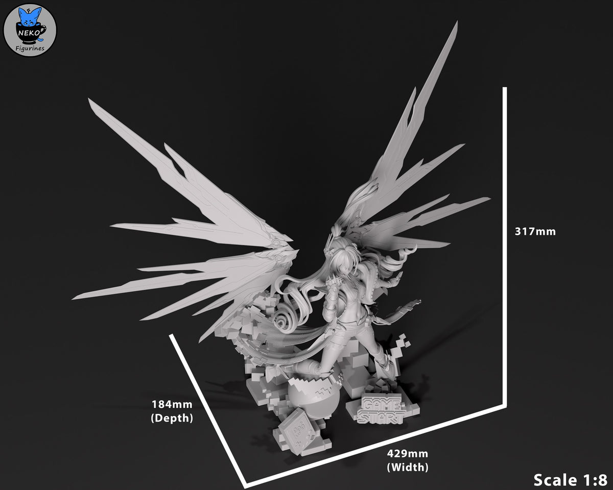 Silver wolf LV999 resin figure