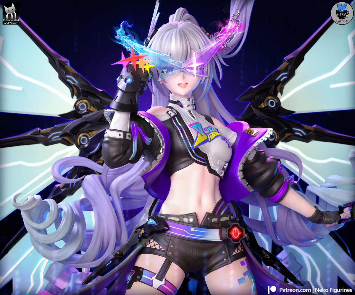 Silver wolf LV999 resin figure