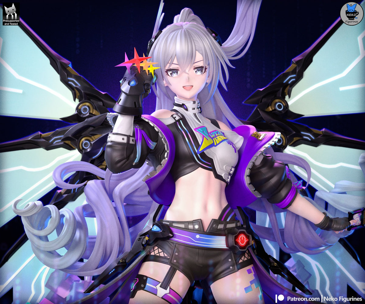 Silver wolf LV999 resin figure