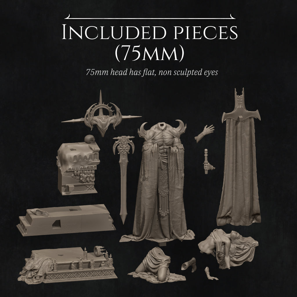 Dark Ending | 32mm–140mm | 3D Printed Figure | Art Piece | Nerikson | Nerdy Creations