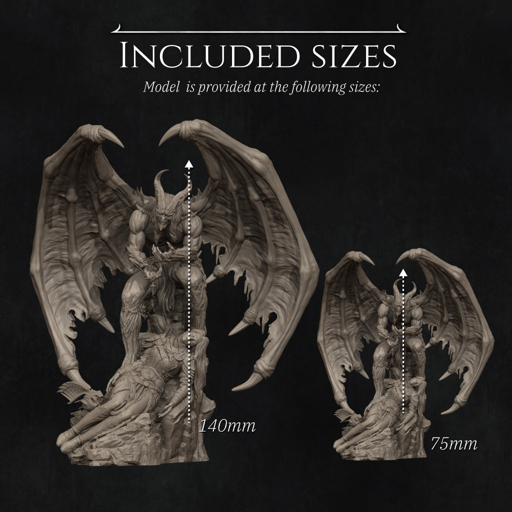 What Have I Become | 32mm–140mm | 3D Printed Figure | Art Piece | Nerikson | Nerdy Creations