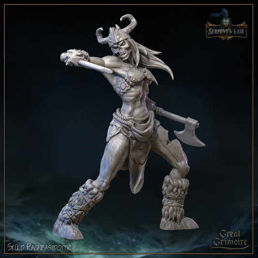 Skuld Ragnfastdottir resin figure