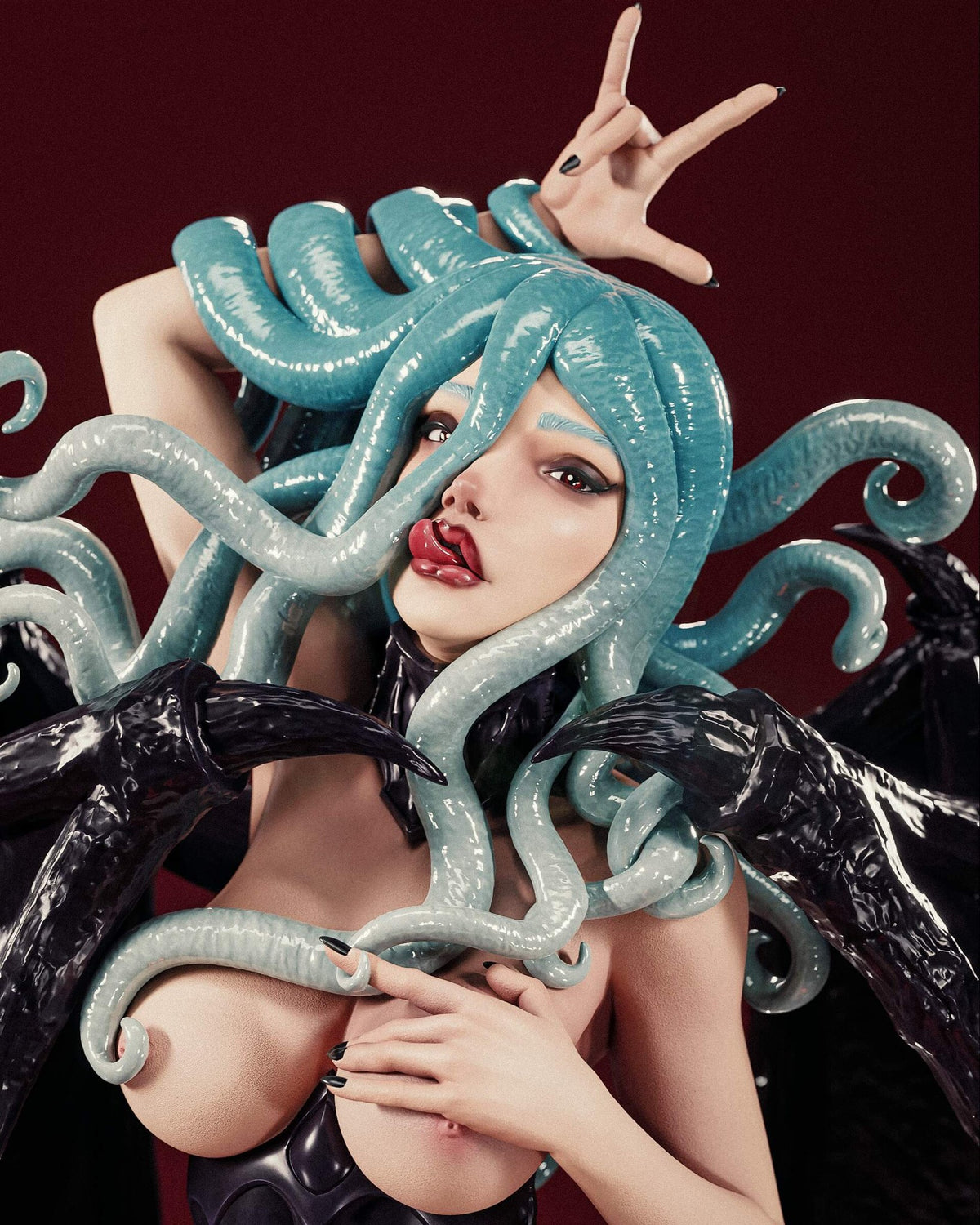 Slan resin figure