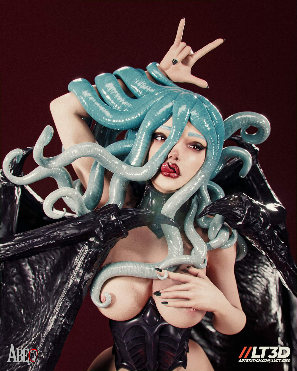 Slan resin figure