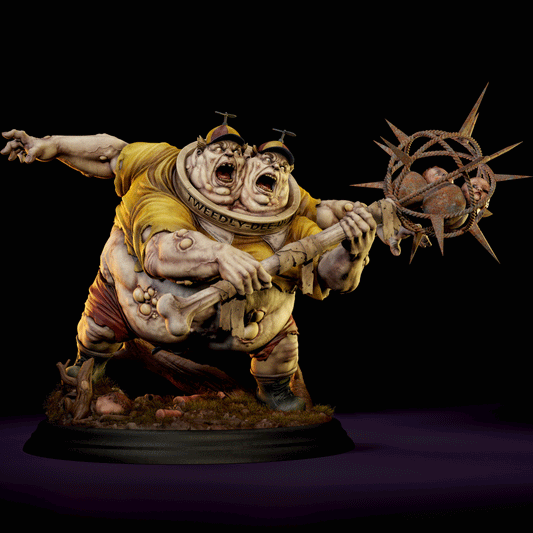 Tweedle-Dee Creature | 3D Printed Figure | Art Piece | Siryll Arts | Nerdy Creations
