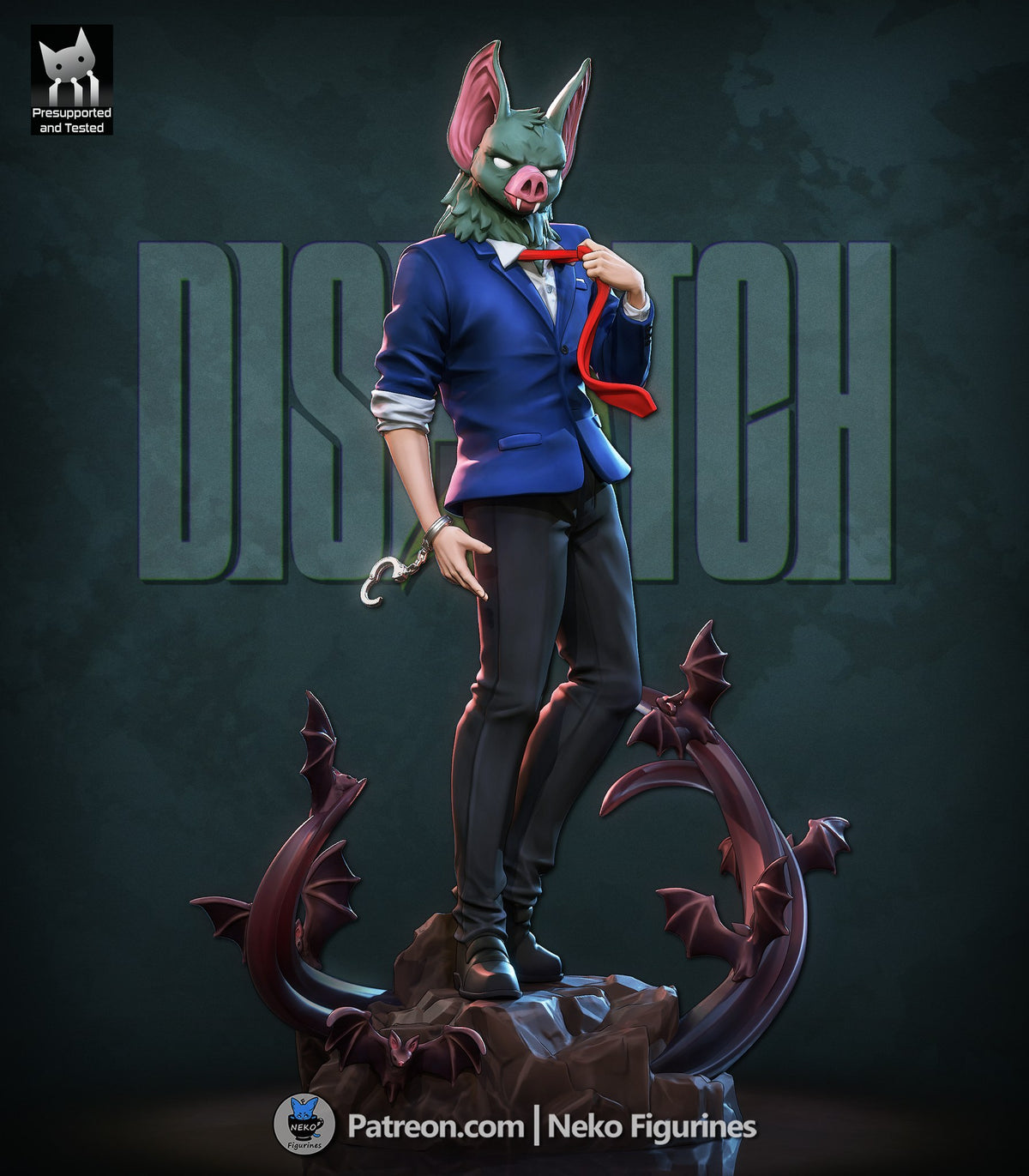 Sonar (Dispatch) resin figure