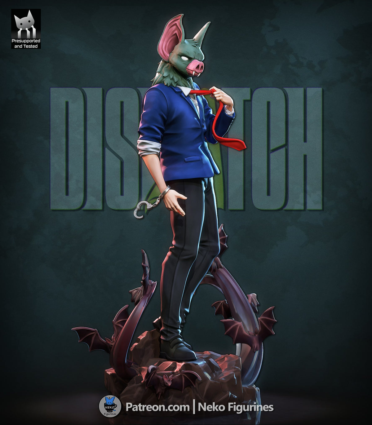 Sonar (Dispatch) resin figure