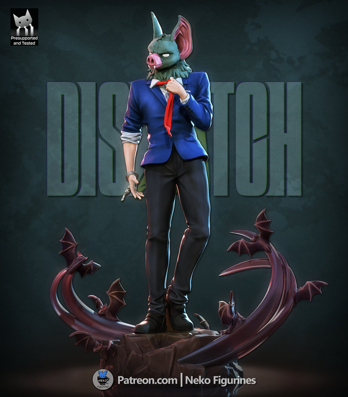 Sonar (Dispatch) resin figure