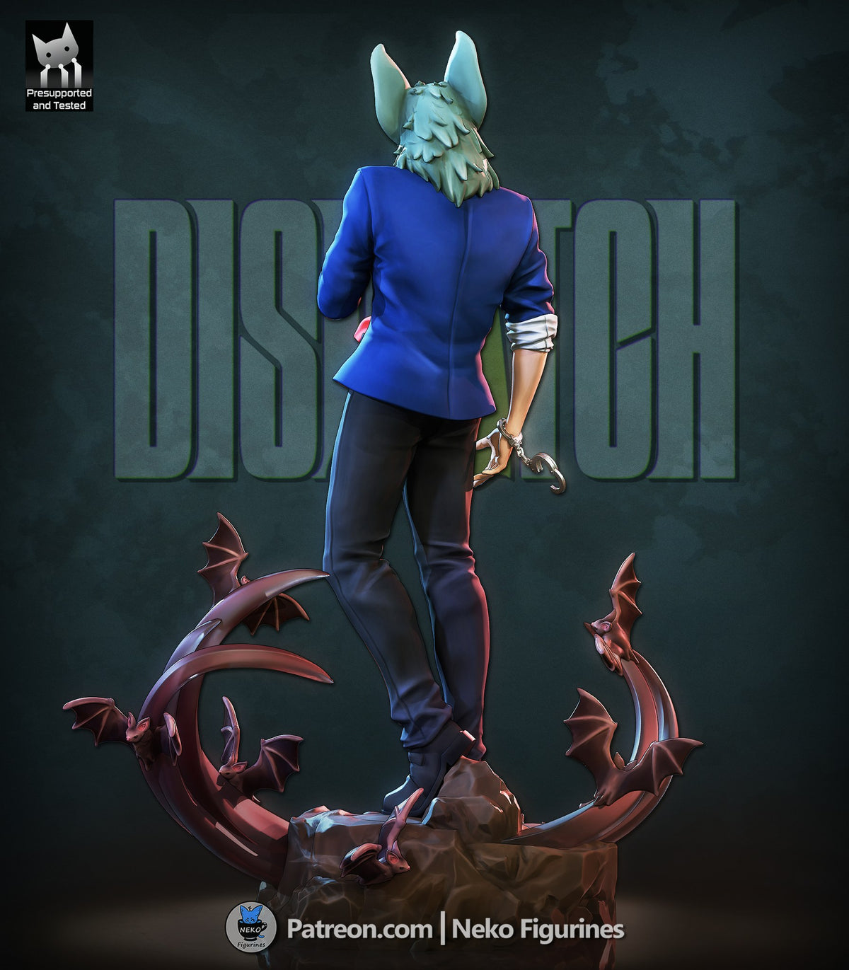 Sonar (Dispatch) resin figure