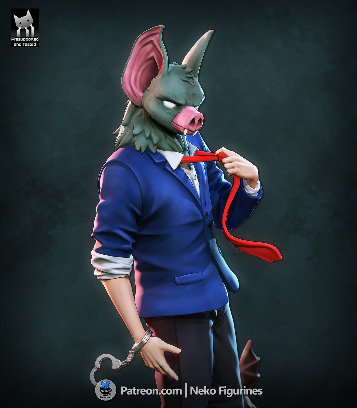 Sonar (Dispatch) resin figure