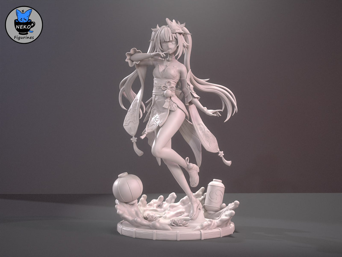 Sparkle resin figure