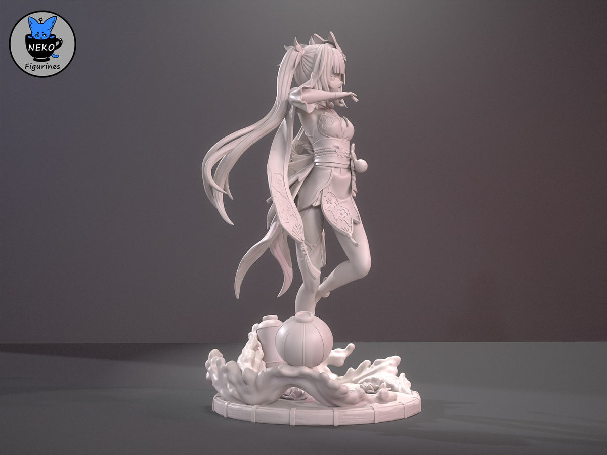 Sparkle resin figure