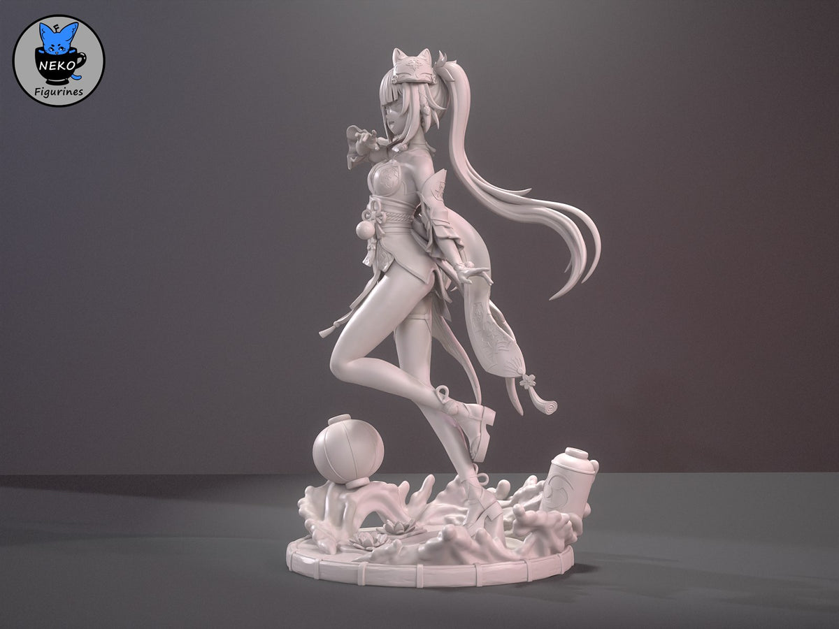 Sparkle resin figure