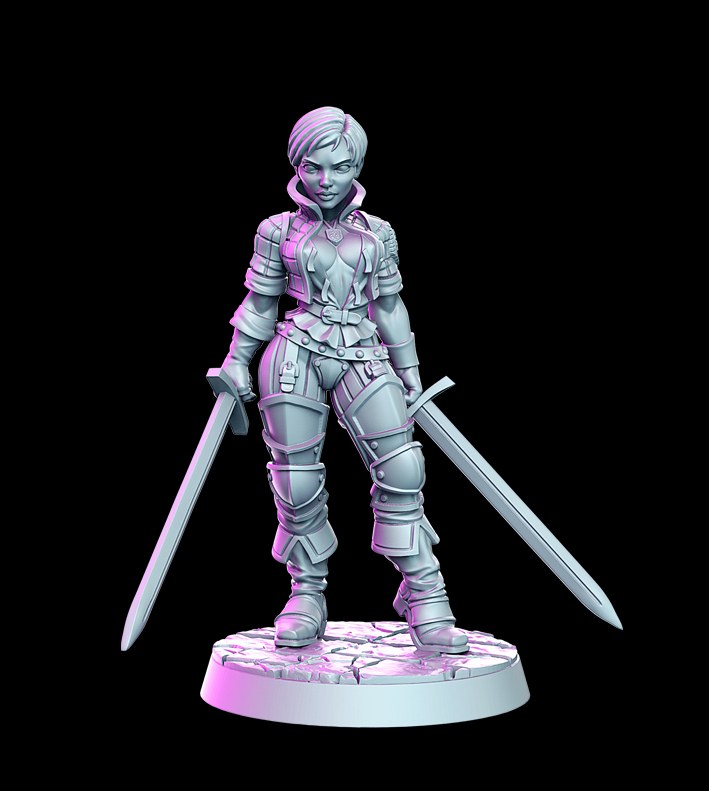 Daena resin figure