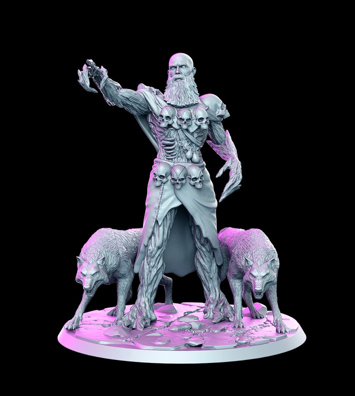 Keoghradan resin figure