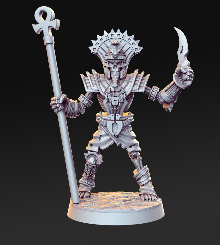 Mummies resin figure