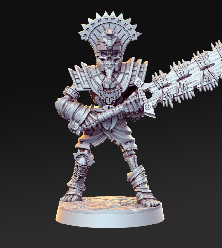 Mummies resin figure
