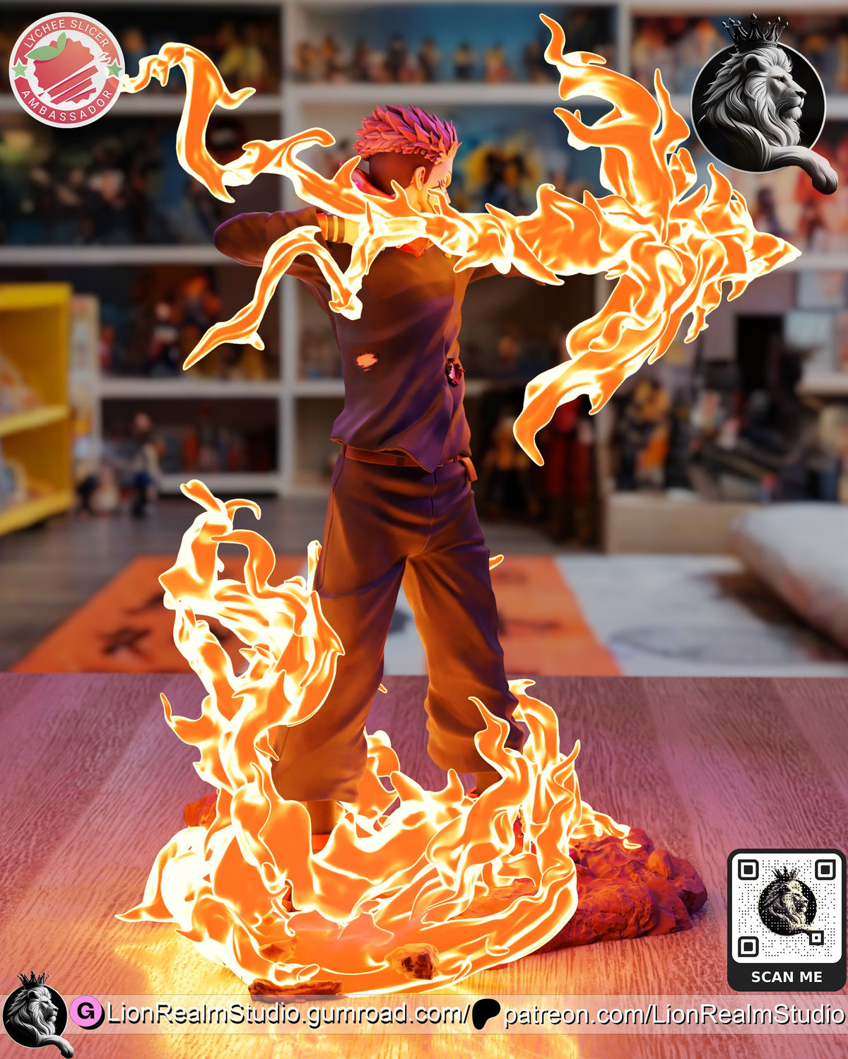 Sukuna Arrow Fire resin figure