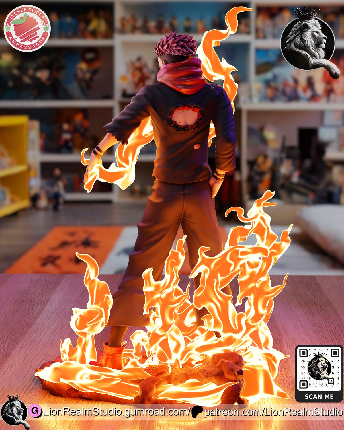 Sukuna Arrow Fire resin figure
