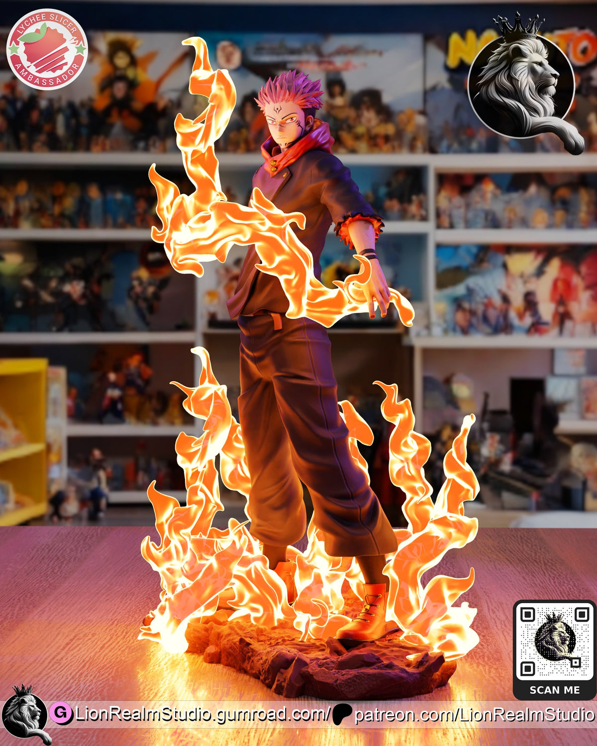 Sukuna Arrow Fire resin figure