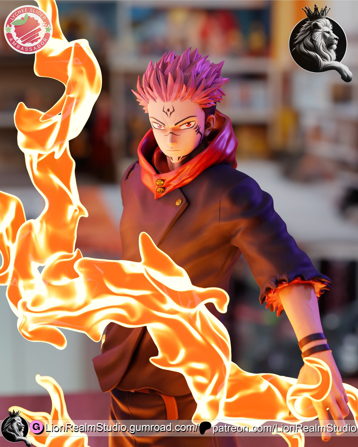 Sukuna Arrow Fire resin figure