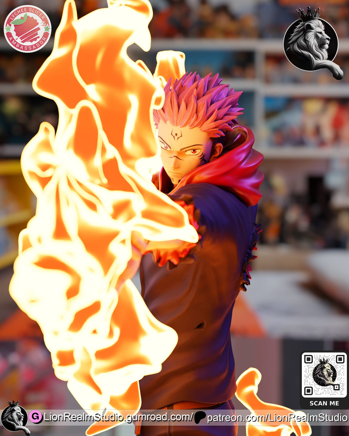 Sukuna Arrow Fire resin figure