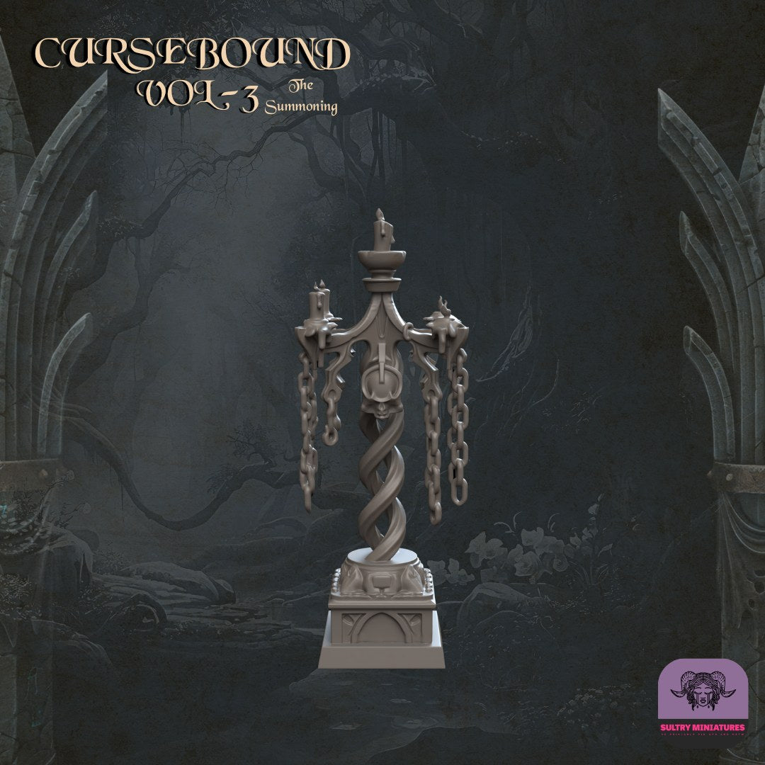 Cursebound Scenery resin figure